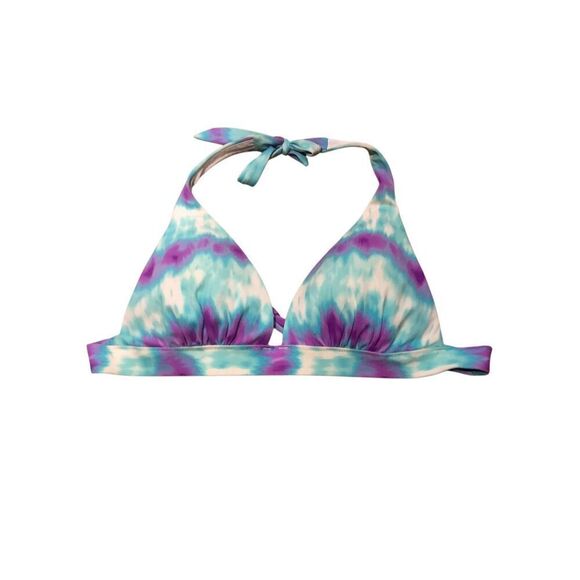 Victoria's Secret Tie Dye Havana Wireless Push Up Swim Bikini Top size 36D - Picture 1 of 6